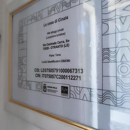 Lejlighed La Casa Di Cinzia Otranto